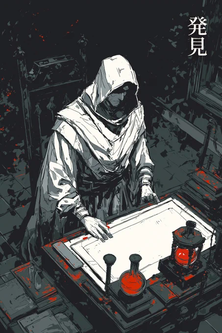 A hooded hand leans over unwritten lands,
The lantern reddens thought; discovery begins;
On blank white maps, the hidden names will stand.

The silence curves like compass in these hands,
Between the known and night, a thin red hinge -
The lantern reddens thought; discovery begins.

Charcoal of stars is sifted into plans,
Old routes uncoil from dust like sleeping springs -
On blank white maps, the hidden names will stand.

They test the edge where oath and wonder span,
A breath of ink becomes a pilgrim ring -
The lantern reddens thought; discovery begins.

Dawn lifts its seal from folded hinterlands;
The scholar lifts their gaze, and tracings sing -
On blank white maps, the hidden names will stand;
The lantern reddens thought; discovery begins.