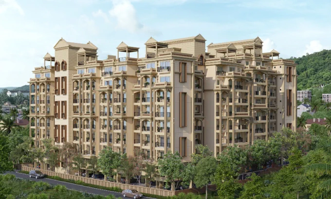 Elanza I by Devashri, is a 2BHK & 3BHK #LuxuryApartments complex at #Gogol in #Margao