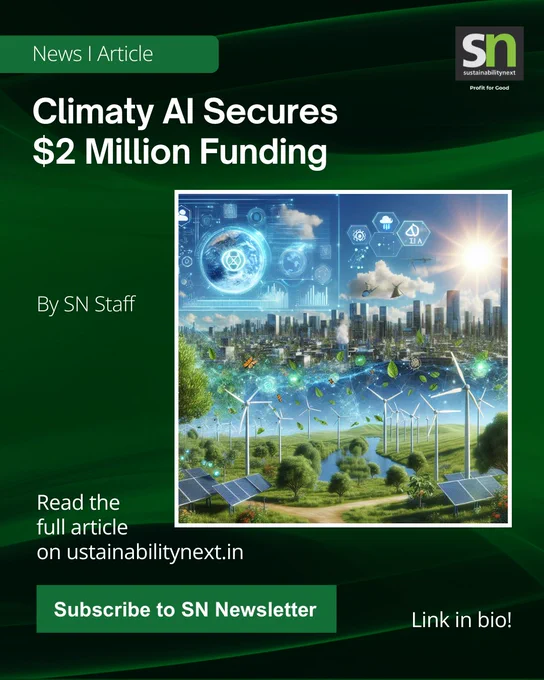 🚀 Big news in Climate Tech!

Climaty AI has successfully raised $2 million in funding to accelerate its mission of blending AI innovation with climate responsibility.🌍✨

Built on the revolutionary Agentic AI framework, Climaty AI is helping brands and agencies supercharge their marketing performance while reducing their environmental impact proving that technology and sustainability can grow hand in hand. 

With this fresh funding, the startup plans to enhance its proprietary AI tools that measure, optimize, and offset the carbon footprint of digital campaigns paving the way for a new era of eco-intelligent marketing. The round was led by Turbostart, a global venture capital and accelerator fund, along with participation from leading AI

👏 A big step forward for both the AI and sustainability ecosystem, showing how purposeful innovation can drive meaningful change.

📖 Read the full article: https://lnkd.in/gMkGvemj

📩 Subscribe to the SN Newsletter for urban transformation stories