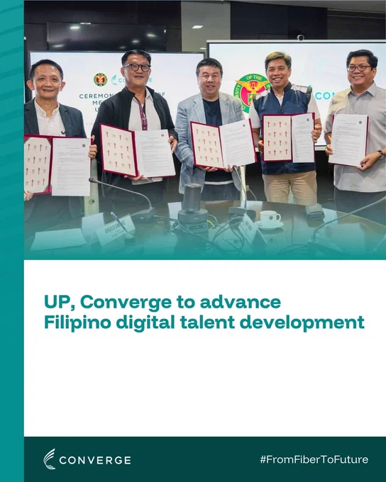 UP, Converge to advance Filipino digital talent development