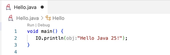 Compact source files and instance main methods make Java simpler