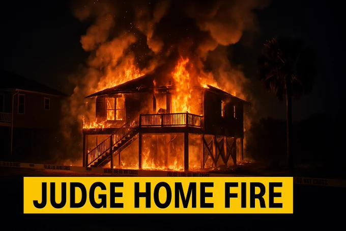 A massive fire destroyed Judge Diane Goodstein’s Edisto Beach home. 3 people—including her husband—are hospitalized.