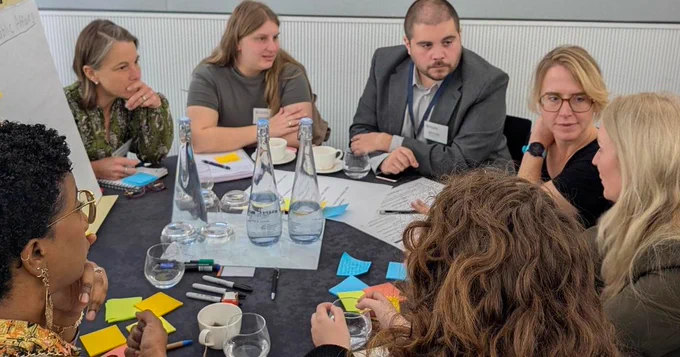 Participants at the "Gender pathways into engineering and technology in-person" event