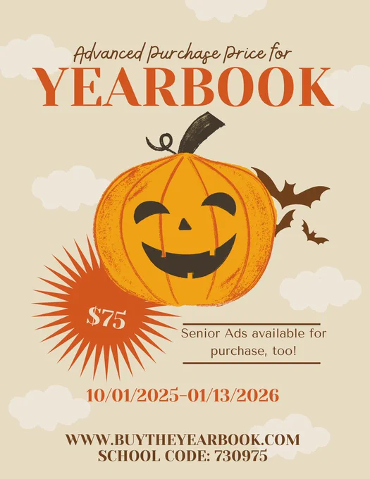 Yearbooks  early purchase