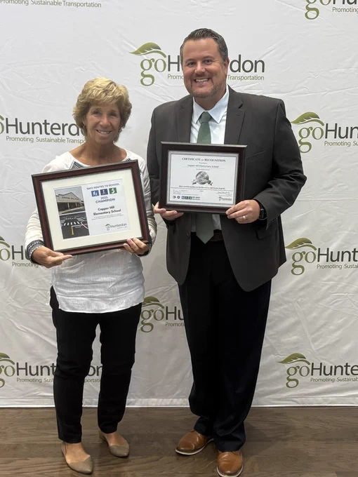 Copper Hill Teacher and Principal