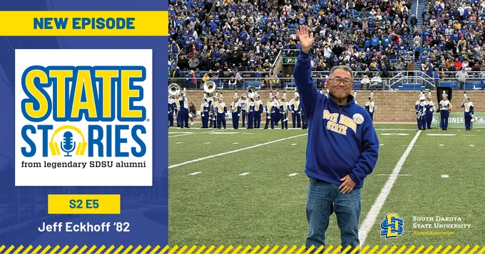 New episode of STATE Stories podcast featuring Jeff Eckhoff, a 1982 sociology graduate and 2023 Distinguished Alumnus