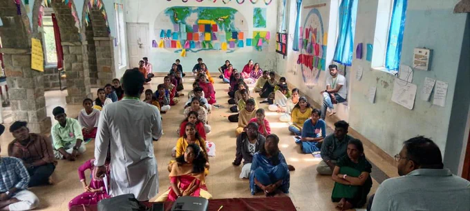 Agaram Foundation- Pre-placement Training at Thandigudi Home.