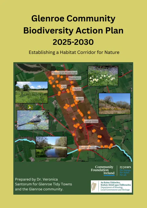 From Cover of the Glenroe Community Biodiversity Action Plan 2025-2030 