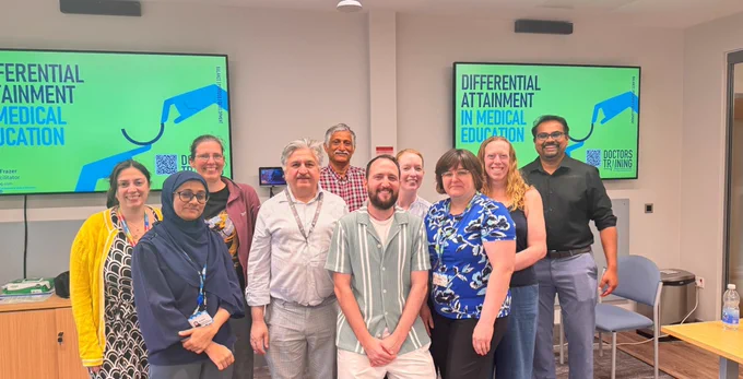 A photo of colleagues at Northumbria NHS.