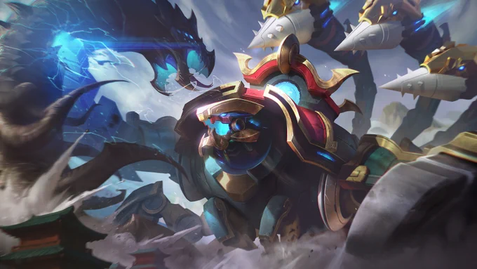 Splash Art de Skarner Reinos Mecha