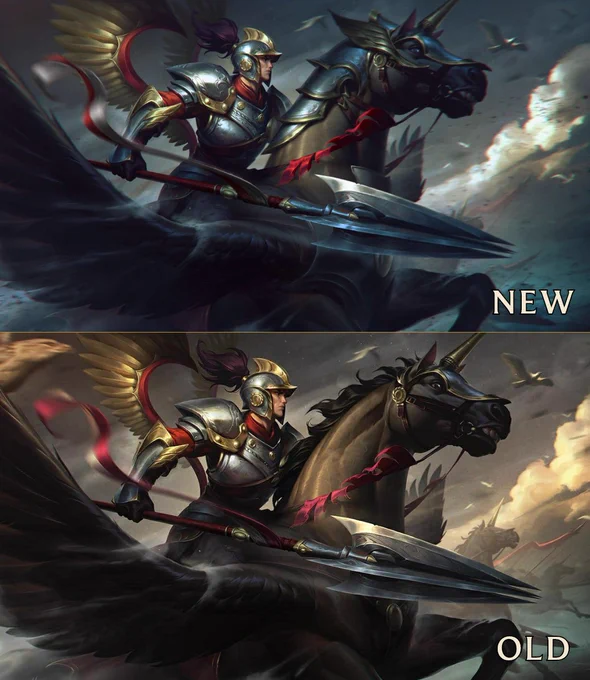 Actualización del Splash Art de Xin Zhao Húsar Alado | #LeagueOfLegends