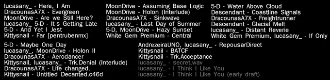 Tracklist