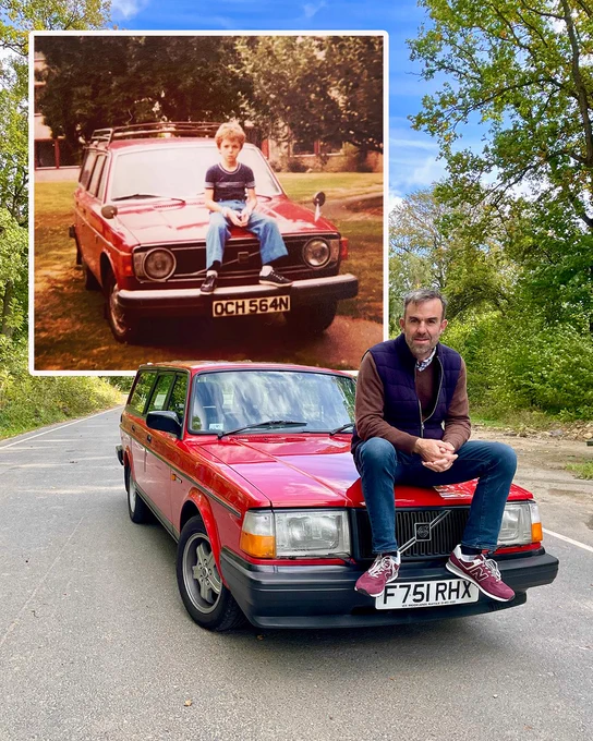 Volvo 240 GLT Estate – with Tim Pollard and his 1980s childhood car, a 145 Estate