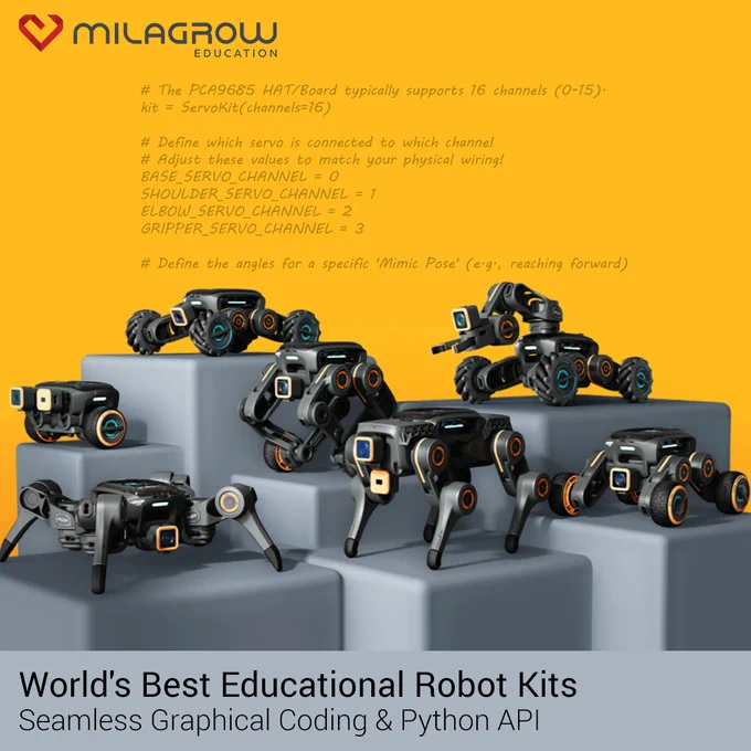 Build and program robots with ease using graphical coding or Python. Perfect for creators of all ages! Learn More: https://zurl.co/IjQlR