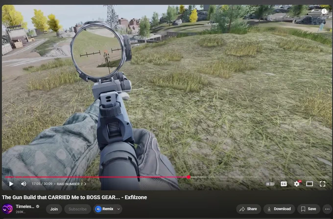 Player aims his virtual weapon at two players running towards him in Contractors Exfil Zone