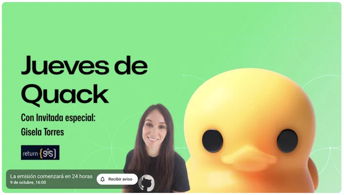 Portada del evento de mañana en Jueves de Quack