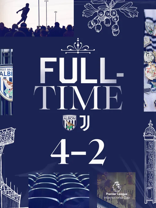 A 4-2 scoreline to Albion v Juventus.