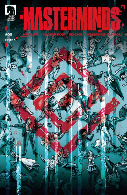 Base cover for Masterminds issue #2, with illustration from Stephen Thompson