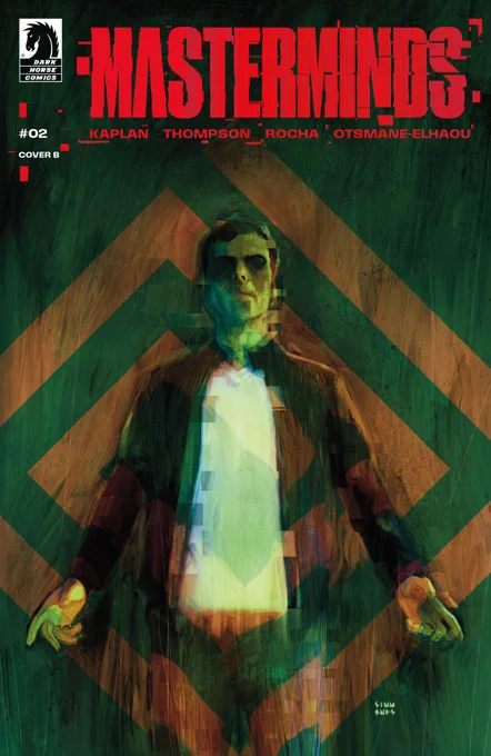 Variant cover for Masterminds issue #2, with illustration from Martin Simmonds