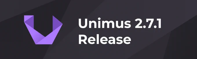 Unimus 2.7.1 release banner