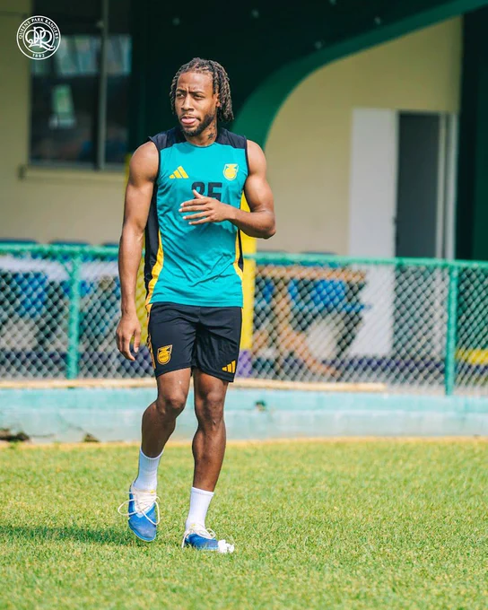 Rumarn Burrell with Jamaica.