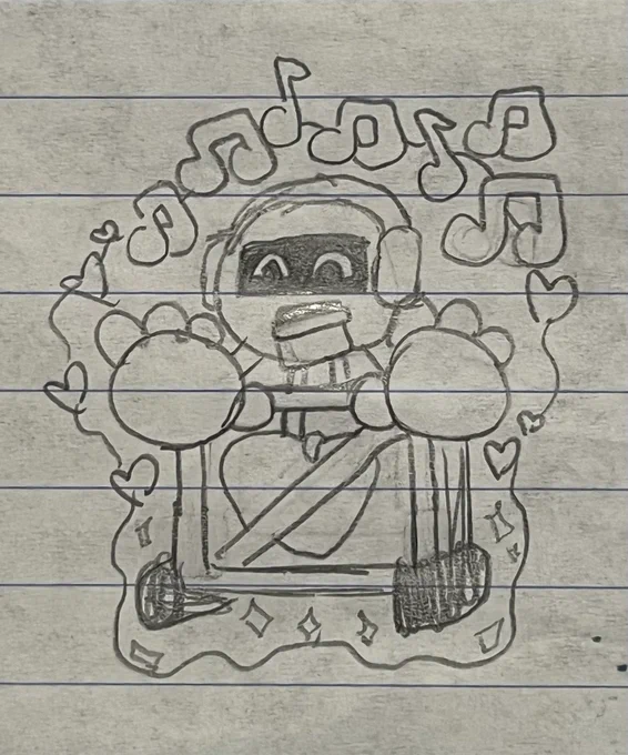 (he’s listening to “that’s what i do!”)
