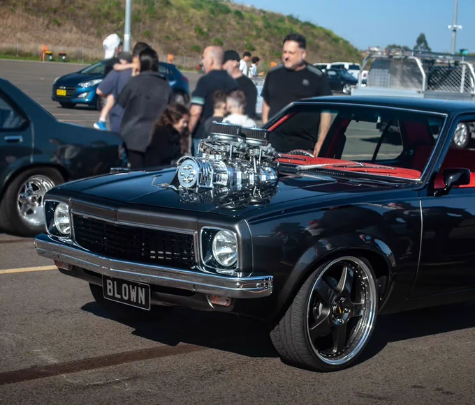 #repost
@lazarmedia

BLOWN 💨
Owner : tag owner

#blown #holden #torana #australianmuscle #v8 #supercharged #streetmachine #aussiecars #carsofaustralia #oldschool #showcar #musclecar #boosted #carculture #classiccars #autolovers #fyp #carspotting #aussiemuscle #tuff #v8power #simmonswheels #simmonsaustralia