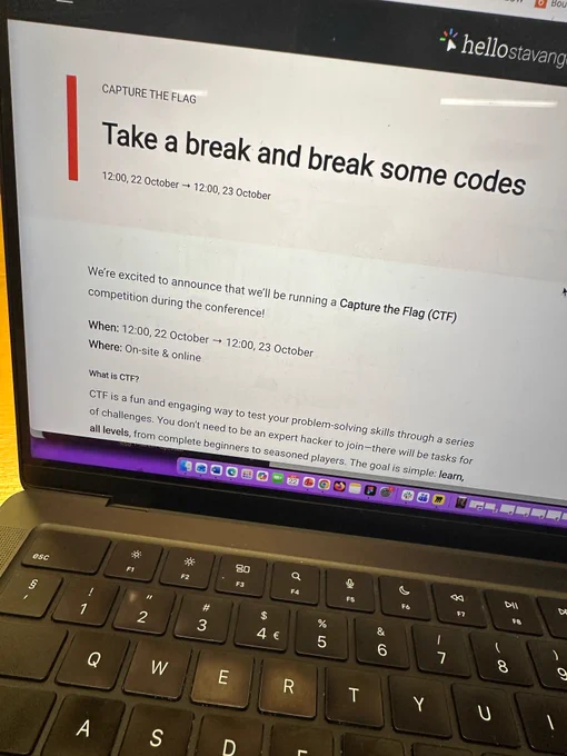 CTF registration is open