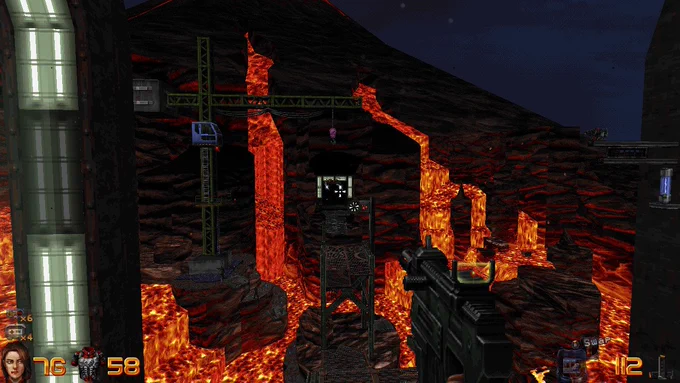 Screenshot from the game Ion Fury by Voidpoint/3D Realms (Nintendo Switch version)