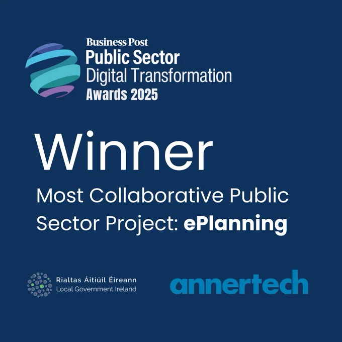 Digital Transformation Awards winner for most collaborative public sector project: ePlanning.