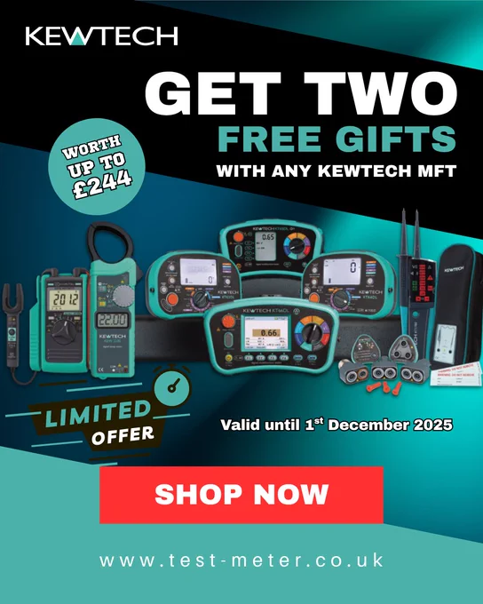 Kewtech Multifunction Testers Promotion