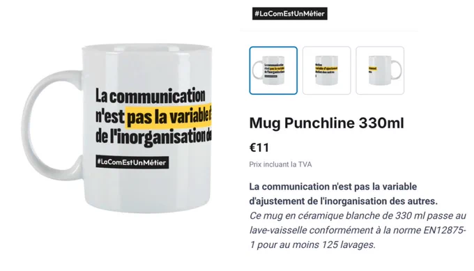 Mug punchline de Frederic Fougerat