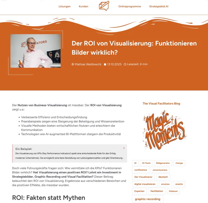 ROI von Visualisierung