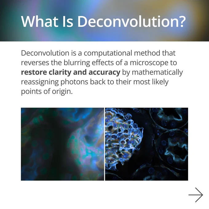 Remove blur and reveal hidden details with deconvolution.