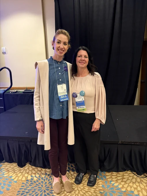 Dr. Ann Bartman and OOTA President Christie Tuttle pictured together at OOTA Conference