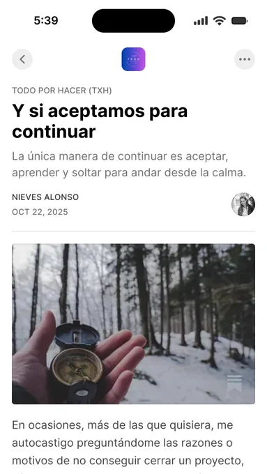 Nueva edición en “Todo por Hacer” - Aceptar y sanar