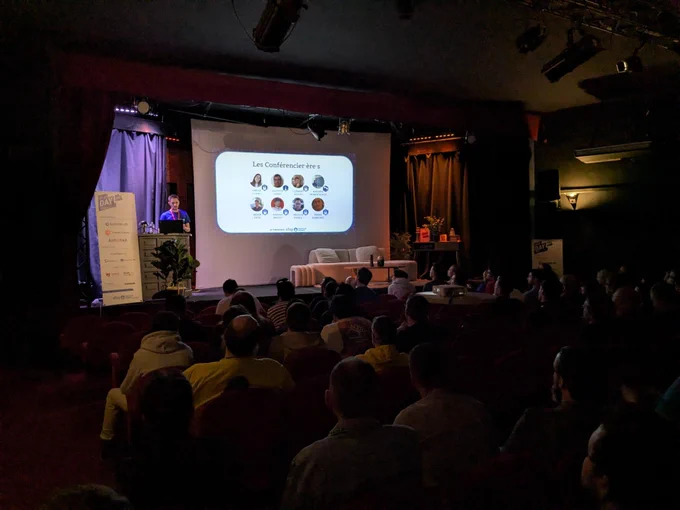 Photo présentant les 8 conférenciers de l'AFUP Day à Lille en 2025