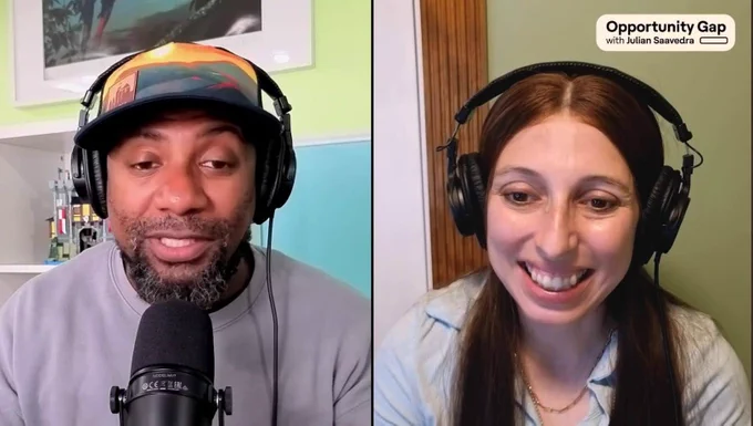 Screenshot from opportunity gap podcast 