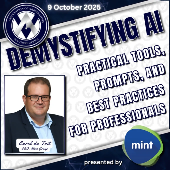 Demystifying AI: Practical Tools, Prompts, and Best Practices for Professionals (9 October 2025)