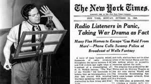 Orson Welles "The War of the Worlds" aftermath