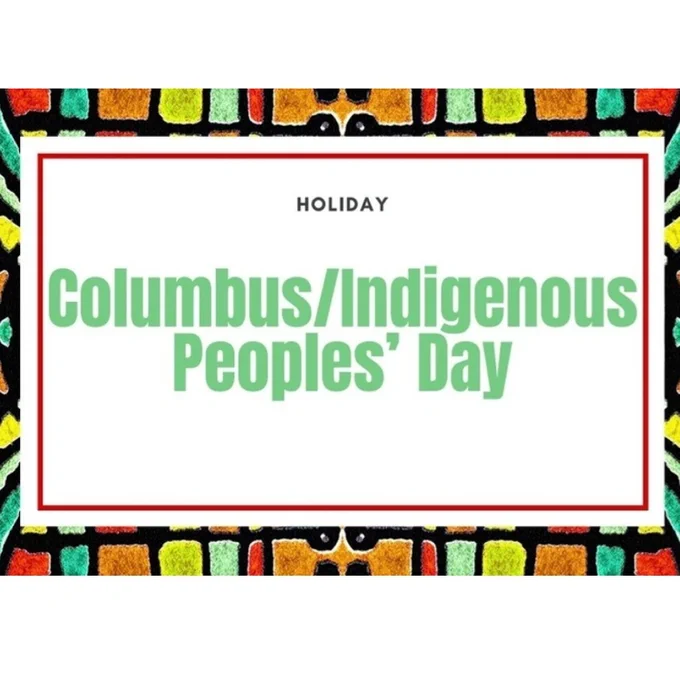 Columbus indigenous peoples day