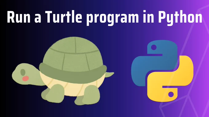 How to Create and Run a Turtle Program
