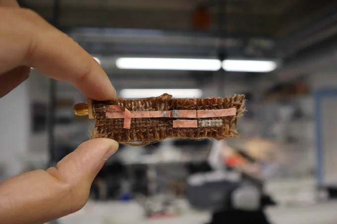A picture of a prototype Soluboard circuit