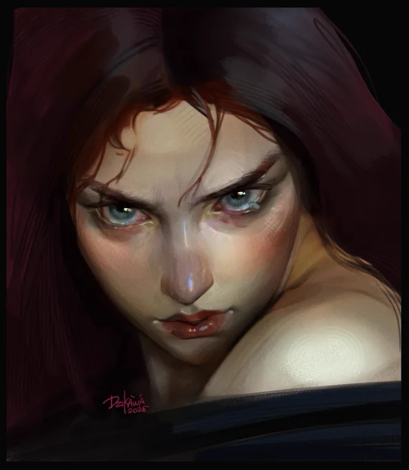 3 hour study :3
#digital #study #girl #portrait
