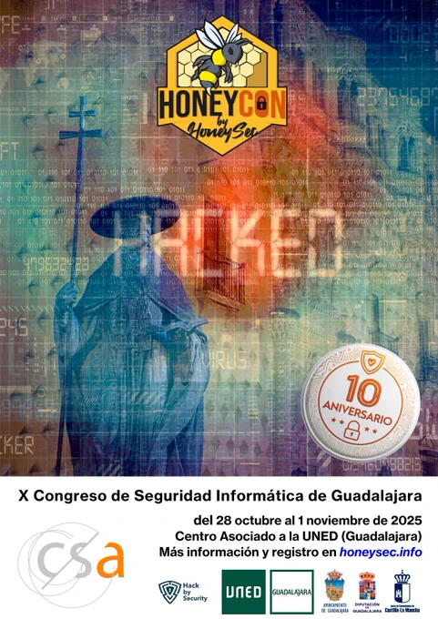 https://honeysec.info/

https://www.eventbrite.es/e/entradas-honeycon-2025-1722557930139?aff=oddtdtcreator