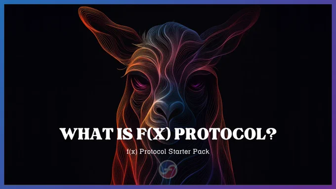 f(x) Protocol Starter Pack: Educational infographic explaining how DeFi protocol decomposes stETH and WBTC into 7x leverage positions (xPOSITION/sPOSITION) and yield-bearing fxUSD stablecoin, featuring liquidation brake technology that achieved zero hard liquidations during October 11, 2025 market crash