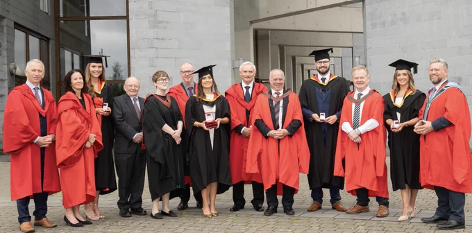 Faculty members at the School of Medicine University of Limerick with Professor Liam Glynn, Professor Calvin Coffey, Professor Colum Dunne, & Professor Austin Stack