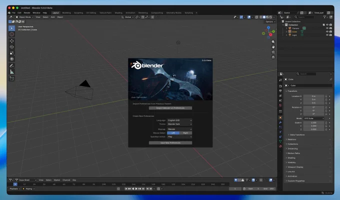 Blender 5.0 Beta