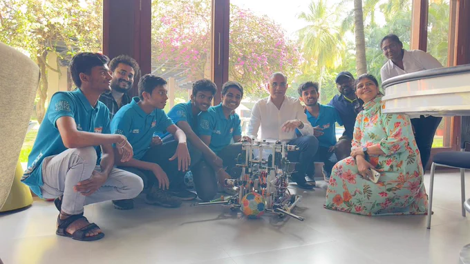 Indian Contingent for the FGC robotics competition