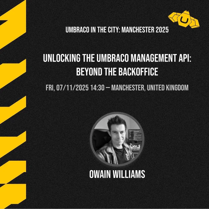 Owain Williams - Unlocking new power in the Umbraco Management API
